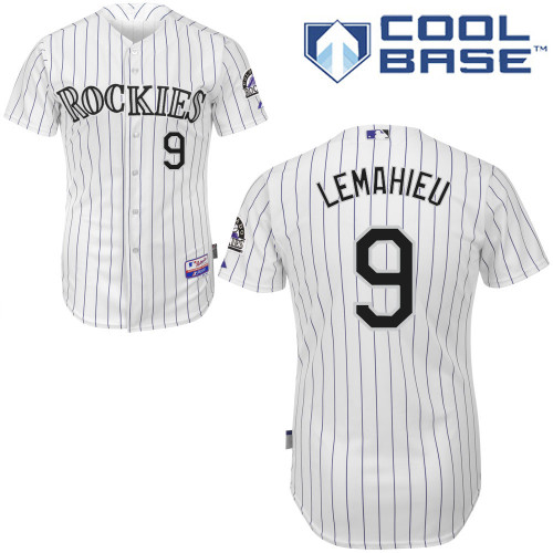 Rockies #9 DJ LeMahieu White Cool Base Stitched Youth MLB Jersey